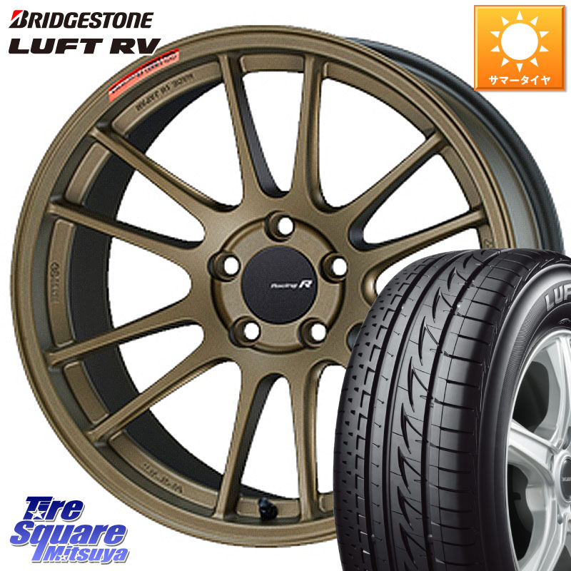 ブリヂストン LUFT RV ルフト RV サマータイヤ 225/45R18ENKEI エンケイ Racing Revolution GTC01RR ホイール 18X8.0J 45 5穴 114.3 RP6~8ステップワゴン レヴォーグ LEVORG WRX S4|タイヤスクエアミツヤ