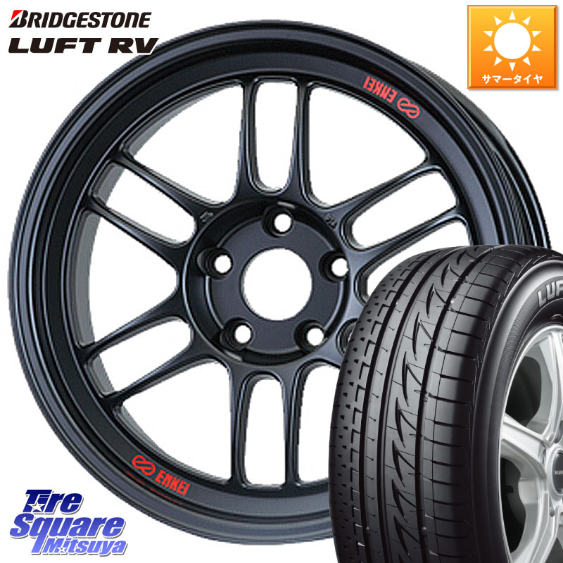 ENKEI エンケイ Racing RPF1 ホイール 18 X 7.5J +48 5穴 100 ブリヂストン LUFT RV ルフト RV サマータイヤ 225/45R18