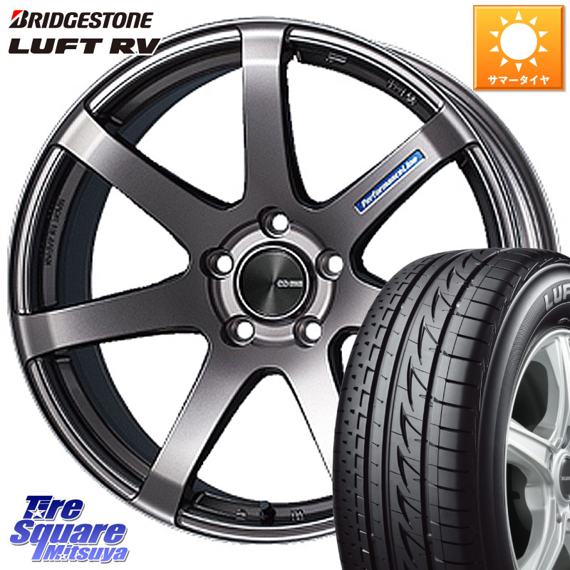 ブリヂストン LUFT RV ルフト RV サマータイヤ 225/50R18ENKEI エンケイ PerformanceLine PF07 DS ホイール 18X7.5J 48 5穴 114.3 C-HR RV系ヴェゼル RC系オデッセイ後期 MAZDA6 BN/BL系レガシィ エスティマハイブリッド エスティマ RVR UX レクサス MPV|タイヤスクエアミツヤ