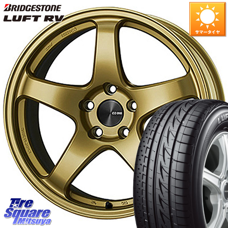 ブリヂストン LUFT RV ルフト RV サマータイヤ 225/50R18ENKEI エンケイ PerformanceLine PF05 18インチ 18X7.5J 48 5穴 100｜タイヤスクエアミツヤ