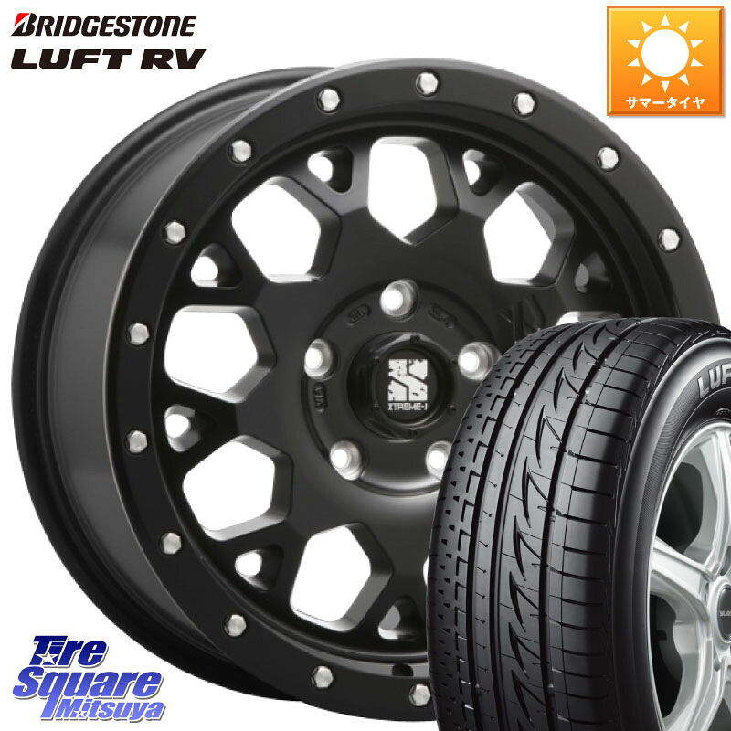 MLJ XJ04 XTREME-J エクストリームJ ホイール 16インチ 16 X 7.0J +35 5穴 114.3 ブリヂストン LUFT RV ルフト RV サマータイヤ 205/65R16