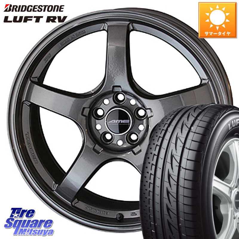 KYOHO TRACER GT-V GTV GB 軽量 ホイール 18インチ 18 X 8.5J +45 5穴 114.3 ブリヂストン LUFT RV ルフト RV サマータイヤ 225/50R18