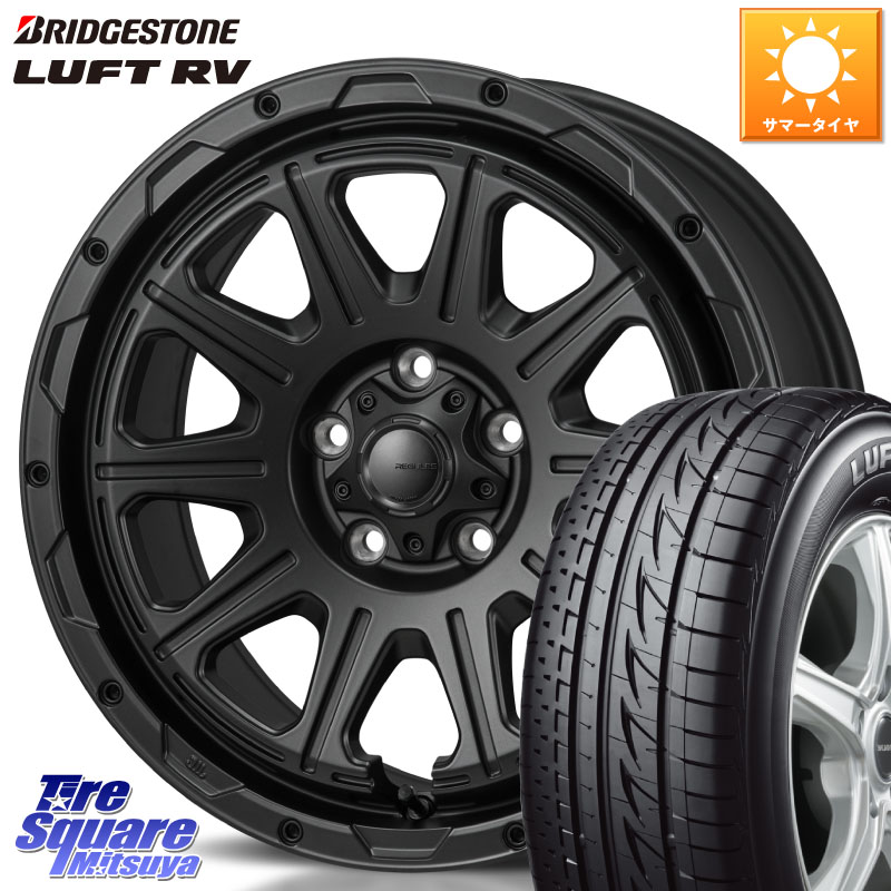 ブリヂストン LUFT RV ルフト RV サマータイヤ 215/50R17MONZA HI-BLOCK REGULES BK 17インチ 17X7.5J 41 5穴 114.3 ZE1リーフ プリウスアルファ インサイト|タイヤスクエアミツヤ