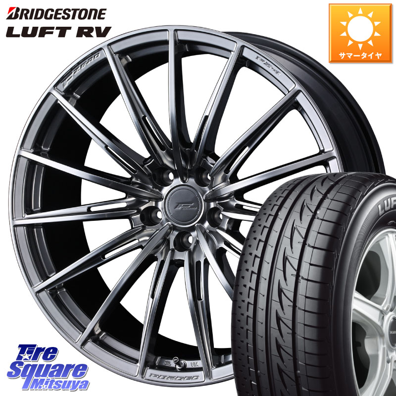 WEDS F ZERO FZ4 FZ-4 鍛造 FORGED 18インチ エフゼロ 18 X 7.5J +38 5穴 114.3 ブリヂストン LUFT RV ルフト RV サマータイヤ 215/55R18 172,810円