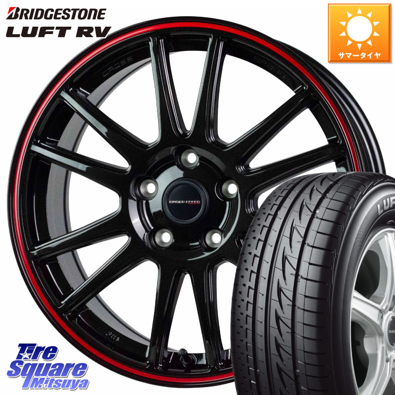 ブリヂストン LUFT RV ルフト RV サマータイヤ 225/45R18HotStuff クロススピード CR6 CR-6 軽量ホイール 18インチ 18X8.0J 45 5穴 114.3 90系ノア/ヴォクシー RP6～8ステップワゴン プリウスアルファ ノア NOAH RX-8 MAZDA ジェイド マークX クラウンロイヤル クラウ｜タイヤスクエアミツヤ