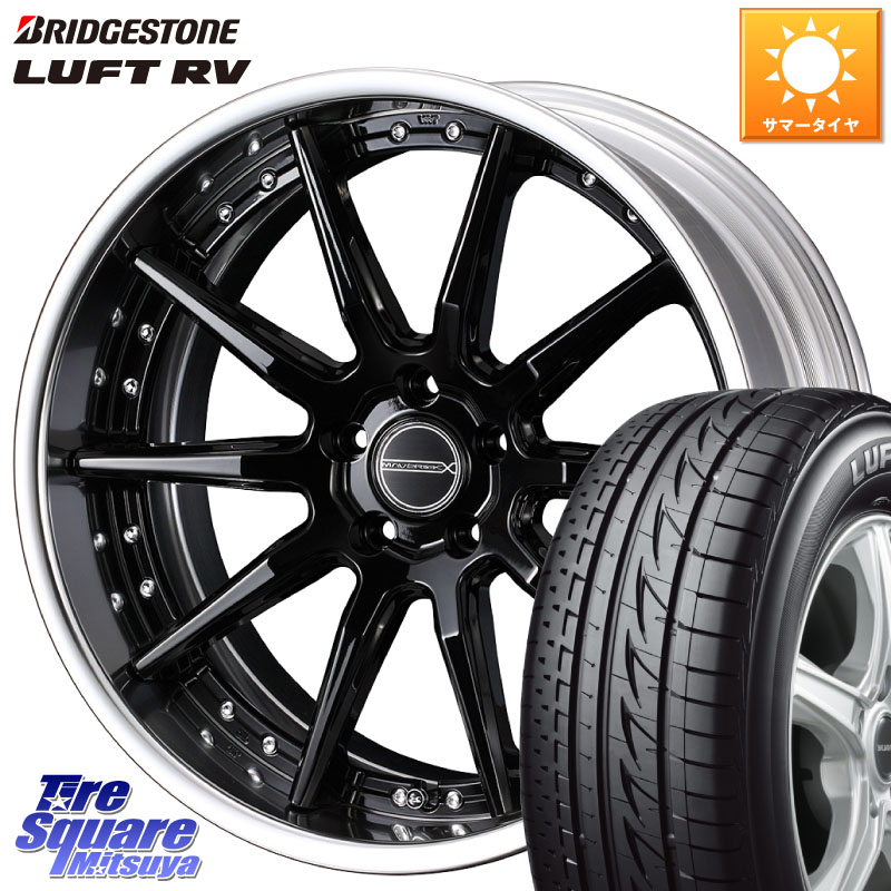 ブリヂストン LUFT RV ルフト RV サマータイヤ 215/55R18WEDS MAVERICK 1410S S-LoDisk 18インチ 2ピース 18X7.5J 38 5穴 114.3 MPV｜タイヤスクエアミツヤ