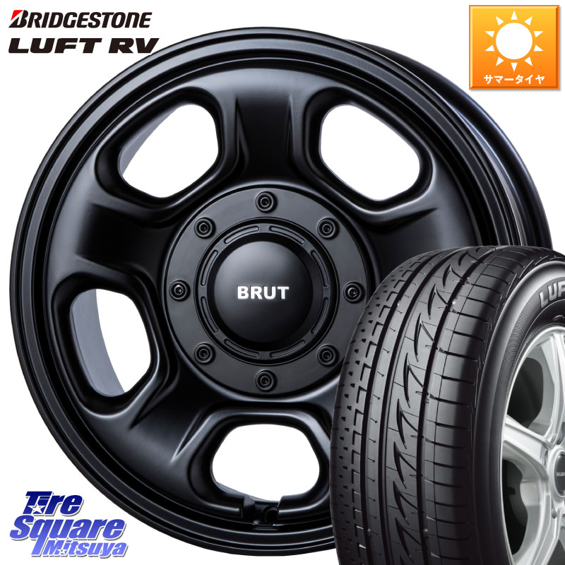 BRUT ブルート BR-33 BR33 ホイール 16インチ 16 X 6.5J +30 5穴 114.3 ブリヂストン LUFT RV ルフト RV サマータイヤ 205/65R16 10系アルファード