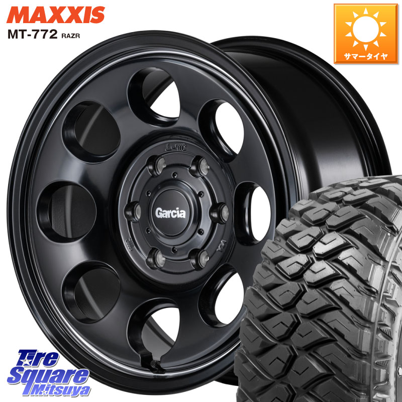 MANARAY MID Garcia Palm8 ガルシア パーム8 ホイール 17インチ 17 X 8.0J +20 6穴 139.7 MAXXIS マキシス MT-772 RAZR 265/70R17