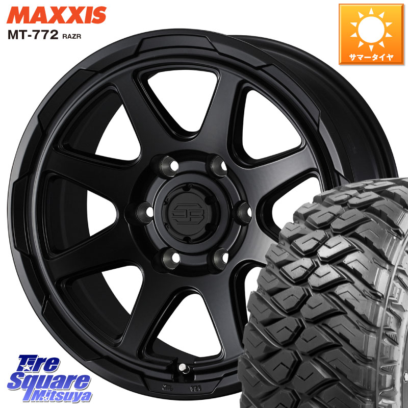 WEDS STADTBERGE BLK スタットベルク ホイール 17インチ 17 X 8.0J +20 6穴 139.7 MAXXIS マキシス MT-772 RAZR 285/70R17