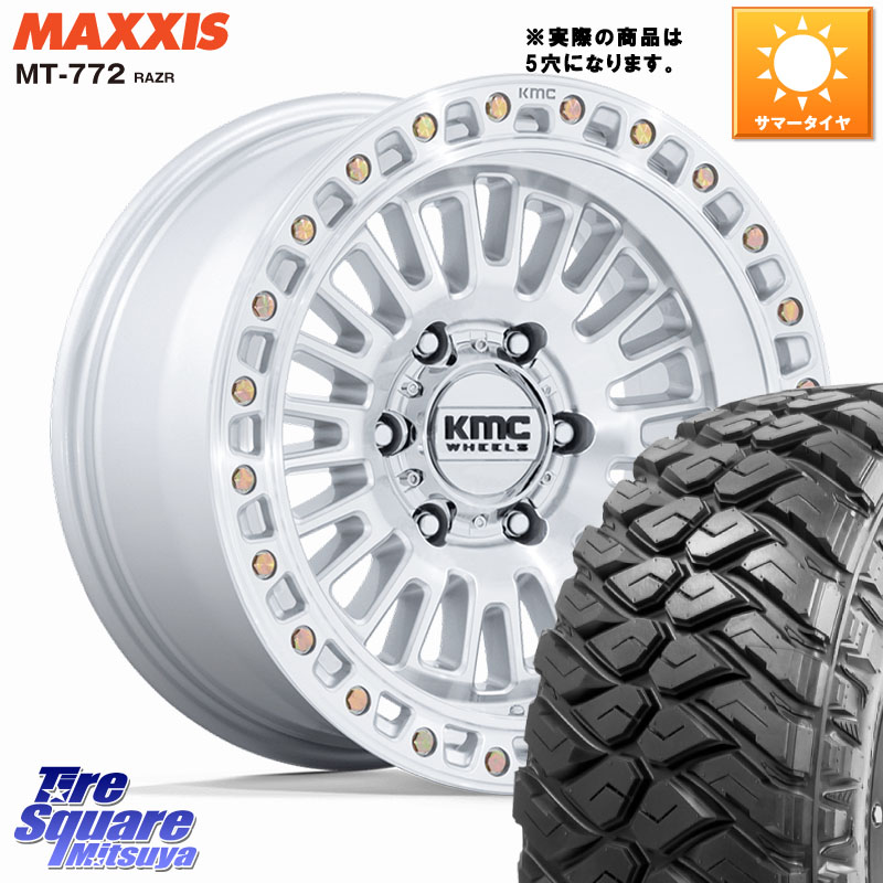 MAXXIS マキシス MT-772 RAZR 35X12.5R17 35X/12.50R17KMC KM554 AZTEC ホイール 17インチ◇参考画像 17X8.5J 0 5穴 127 クライスラー ジープ ラングラー JK系 クライスラー ジープ ラングラー JL系｜タイヤスクエアミツヤ