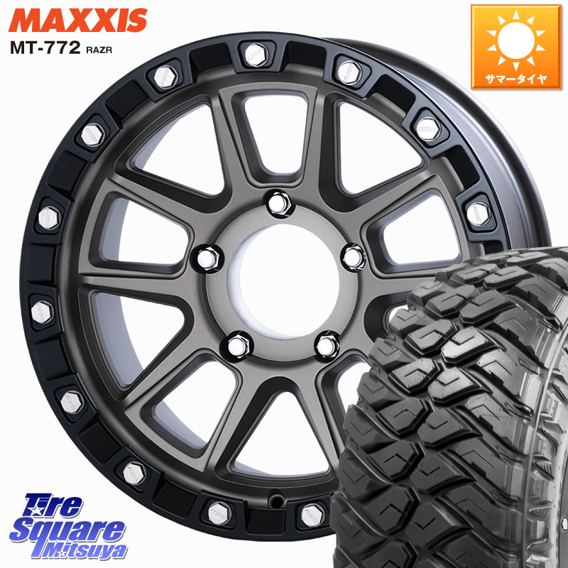MKW M205 US SPEC ※インセット-10 ホイール 17インチ 17 X 8.5J +0 5穴 150 MAXXIS マキシス MT-772 RAZR 285/70R17