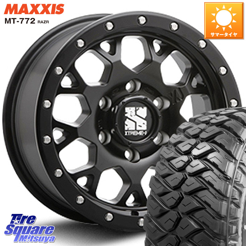 MLJ XJ04 XTREME-J エクストリームJ ホイール 17インチ 17 X 8.0J +20 6穴 139.7 MAXXIS マキシス MT-772 RAZR 265/70R17