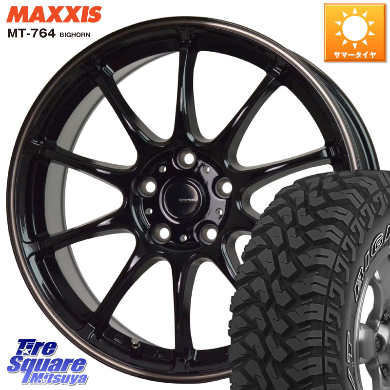 HotStuff G・SPEED P-07 ジー・スピード ホイール 16インチ 16 X 6.5J +38 5穴 114.3 MAXXIS MT-764 BIGHORN アウトラインホワイトレター 245/70R16