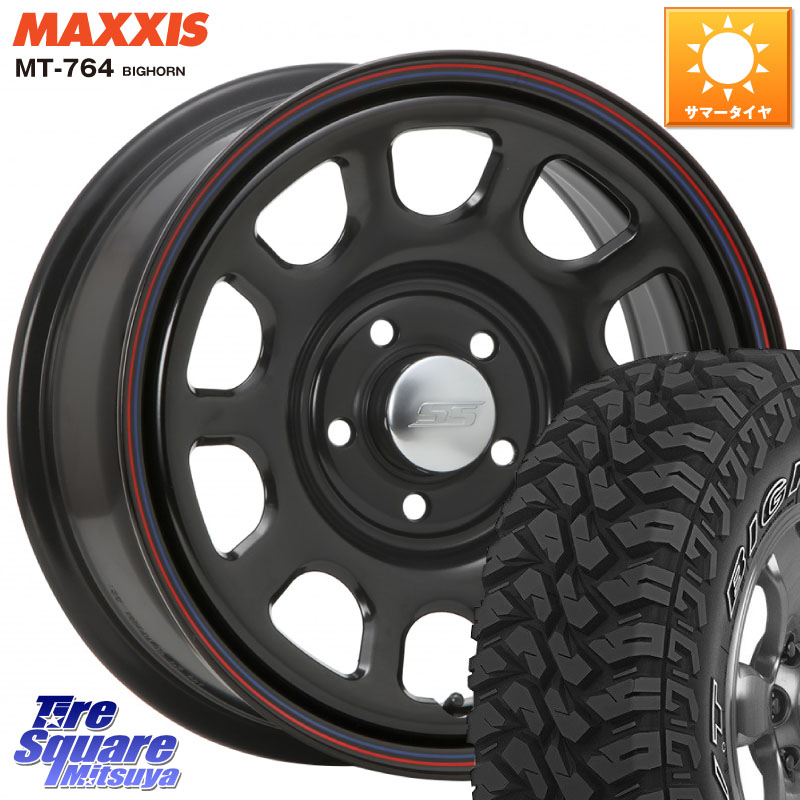 MLJ デイトナ SS DAYTONA RAV4不可 ホイール 16インチ 16 X 7.0J +35 5穴 114.3 MAXXIS MT-764 BIGHORN アウトラインホワイトレター 225/75R16