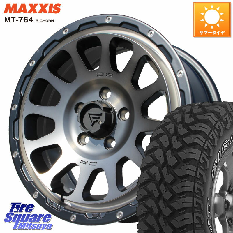 DELTA FORCE デルタフォース オーバル 16インチ 16 X 7.0J +35 5穴 114.3 MAXXIS MT-764 BIGHORN アウトラインホワイトレター 245/70R16