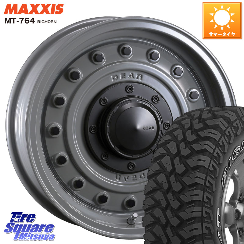 CRIMSON ディーン コロラド 16インチ 16 X 7.0J +37 5穴 114.3 MAXXIS MT-764 BIGHORN アウトラインホワイトレター 245/70R16