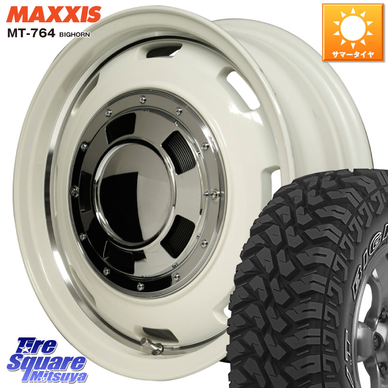MANARAY MID Garcia CISCO ガルシア シスコ 16インチ 16 X 5.5J +20 5穴 139.7 MAXXIS MT-764 BIGHORN アウトラインホワイトレター 225/75R16 ジムニー専用(要リフトアップ・オーバーフェンダー等)