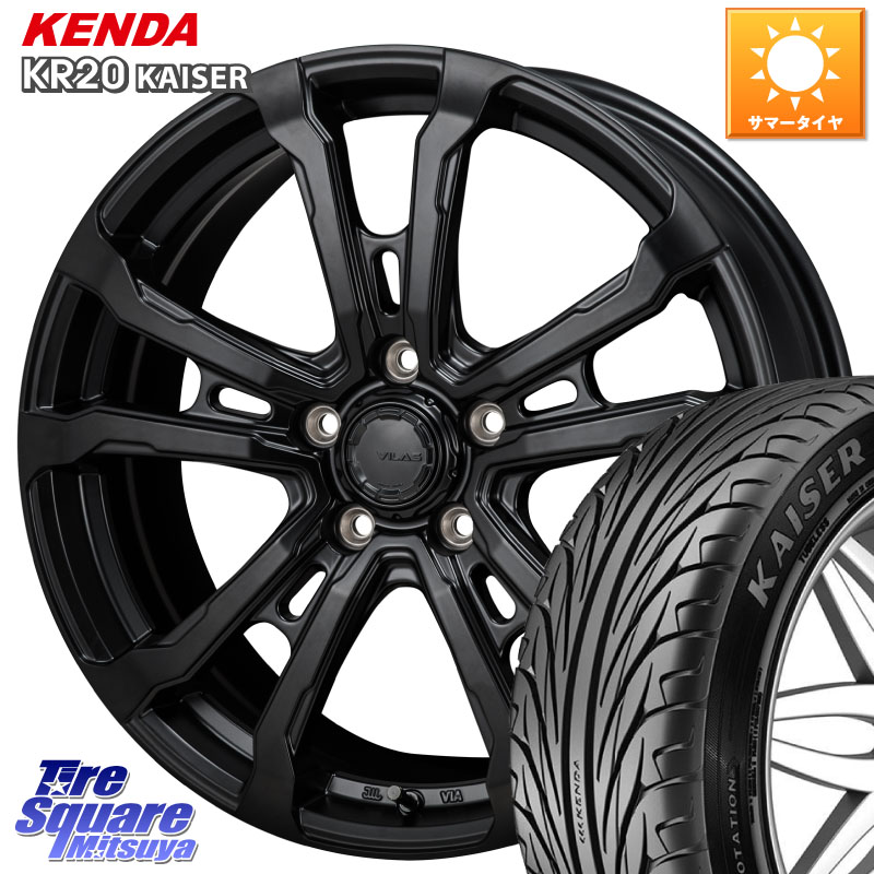 MONZA HI-BLOCK VILAS 17インチ 17 X 7.0J +48 5穴 114.3 KENDA ケンダ カイザー KR20 サマータイヤ 215/40R17