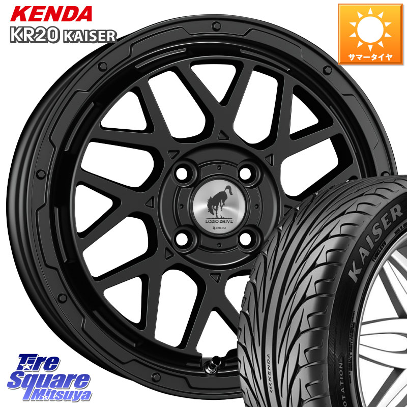 KENDA ケンダ カイザー KR20 サマータイヤ 165/50R16SUPER STAR LODIO DRIVE ロディオドライブ 8M MONO モノ 16インチ 16X6.0J 42 4穴 100 M900系タンク/ルーミー ミラージュ ダイハツ トールM900S・M910S ジャスティ(M900/910F) ルーミー｜タイヤスクエアミツヤ