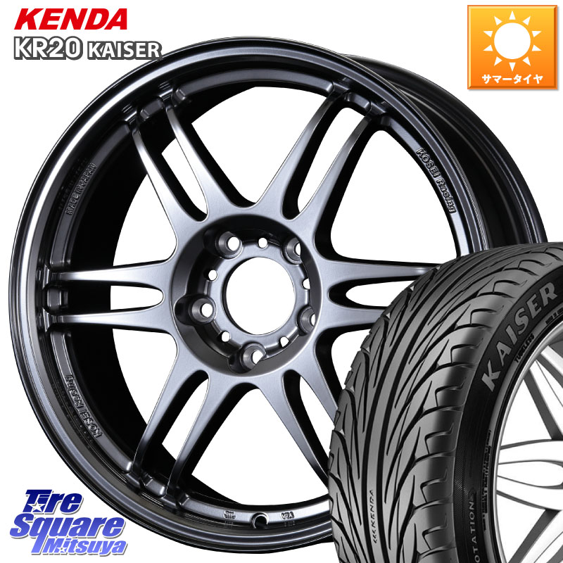 KENDA ケンダ カイザー KR20 サマータイヤ 225/50R17KOSEI 軽量 K-1 Racing.REV K1 レーシング ドット レヴ 17X7.0J 42 5穴 114.3 WRX-S4(VBH) マークXジオ エアトレック RX-8 MAZDA WRX S4|タイヤスクエアミツヤ