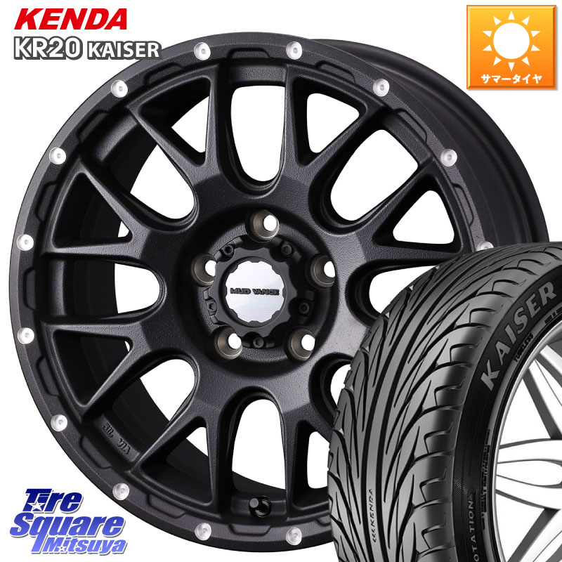 KENDA ケンダ カイザー KR20 サマータイヤ 245/45R18WEDS 41133 マッドヴァンス08 MUD VANCE 08 BK ホイール 18インチ 18X7.5J 35 5穴 114.3 シーマ 日産｜タイヤスクエアミツヤ