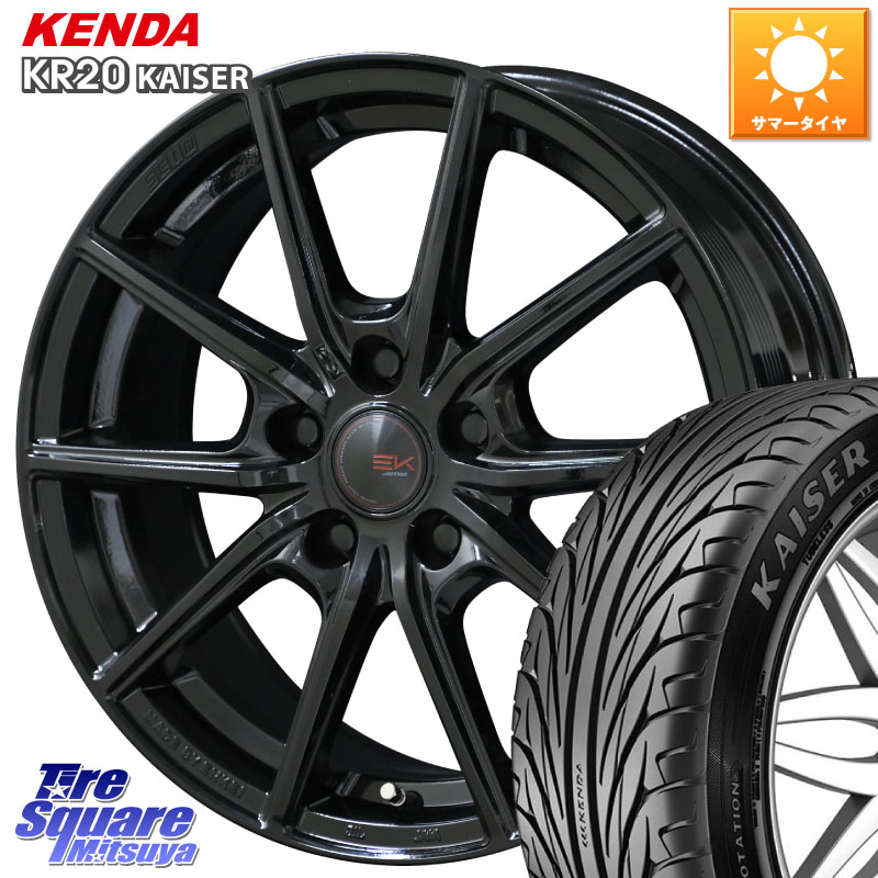 KYOHO SEIN EK ザインEK ホイール 17インチ 17 X 7.0J +42 5穴 114.3 KENDA ケンダ カイザー KR20 サマータイヤ 205/45R17