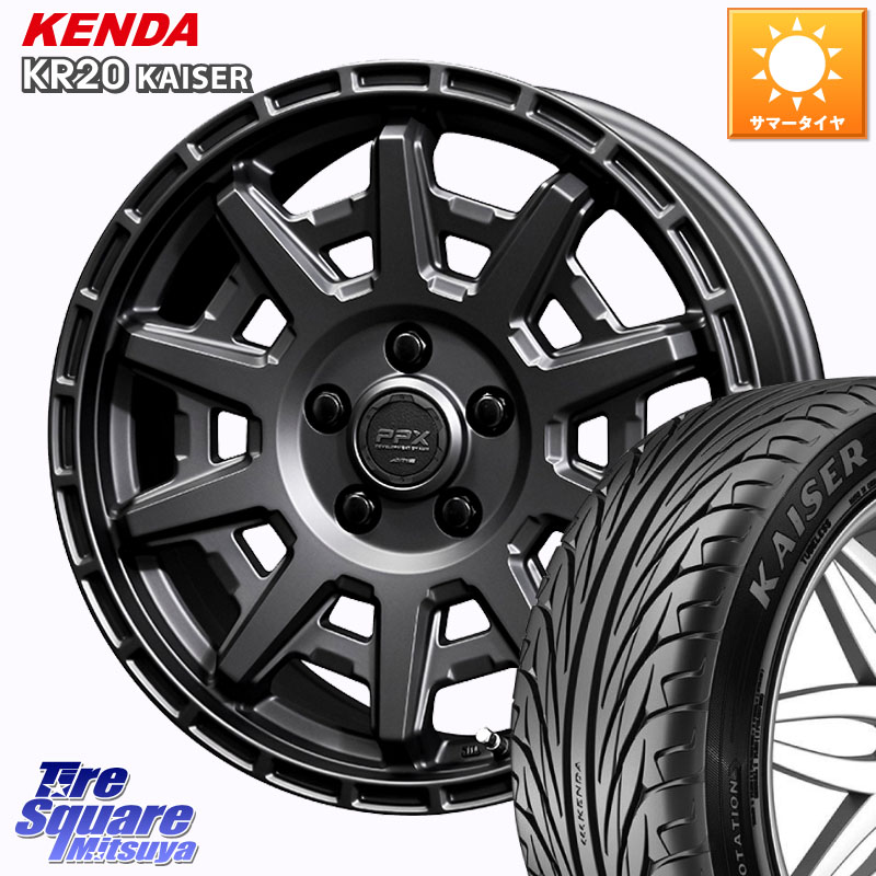 KENDA ケンダ カイザー KR20 サマータイヤ 205/55R16KYOHO PPX D10X ホイール 16インチ 16X7.0J 35 5穴 114.3 GRヤリスRSノーマルキャリパー|タイヤスクエアミツヤ