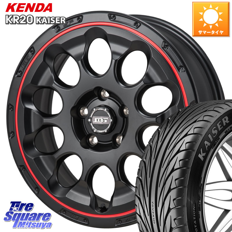 KENDA ケンダ カイザー KR20 サマータイヤ 215/55R17KOSEI BOTTOM GARCIA CHRONO レッドリム ホイール 17インチ 17X7.0J 45 5穴 114.3 ヤリスクロス RC系オデッセイ前期 ジューク JUKE 日産 ステージア 日産 エスティマ HS レクサス ティアナ 日産 カムリ スカイライン|タイヤスクエアミツヤ