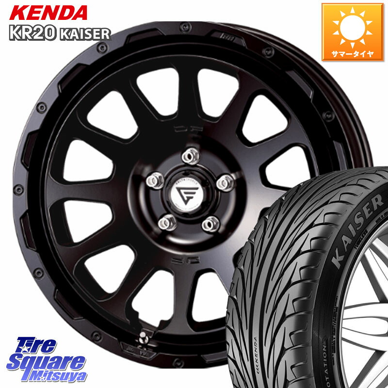 KENDA ケンダ カイザー KR20 サマータイヤ 245/45R18DELTA FORCE デルタフォース オーバル ホイール 18インチ 18X8.0J 38 5穴 114.3 シーマ 日産|タイヤスクエアミツヤ