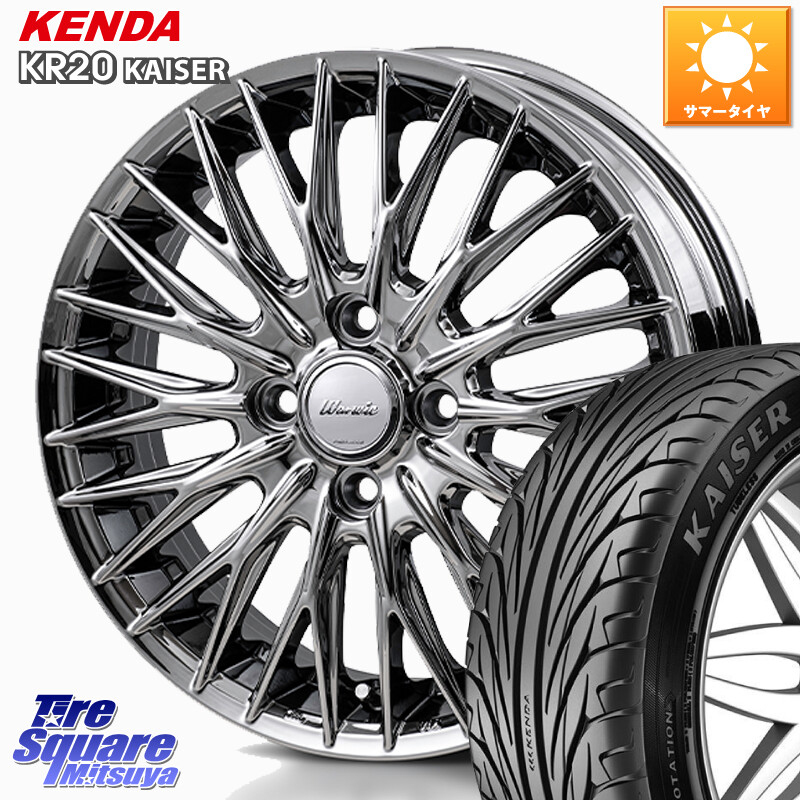 KENDA ケンダ カイザー KR20 サマータイヤ 165/50R16MONZA Warwic CLYVER クライヴァー ホイール 16インチ 16X4.5J 45 4穴 100 N-BOX タント ハスラー R1 R2 Kei ラピュタ フレアクロスオーバー|タイヤスクエアミツヤ