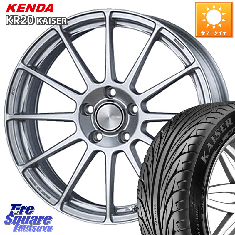 KENDA ケンダ カイザー KR20 サマータイヤ 195/55R16ENKEI エンケイ PerformanceLine PF03 ホイール 16X6.5J 38 4穴 100 MAZDA2 カローラフィールダー カローラアクシオ|タイヤスクエアミツヤ