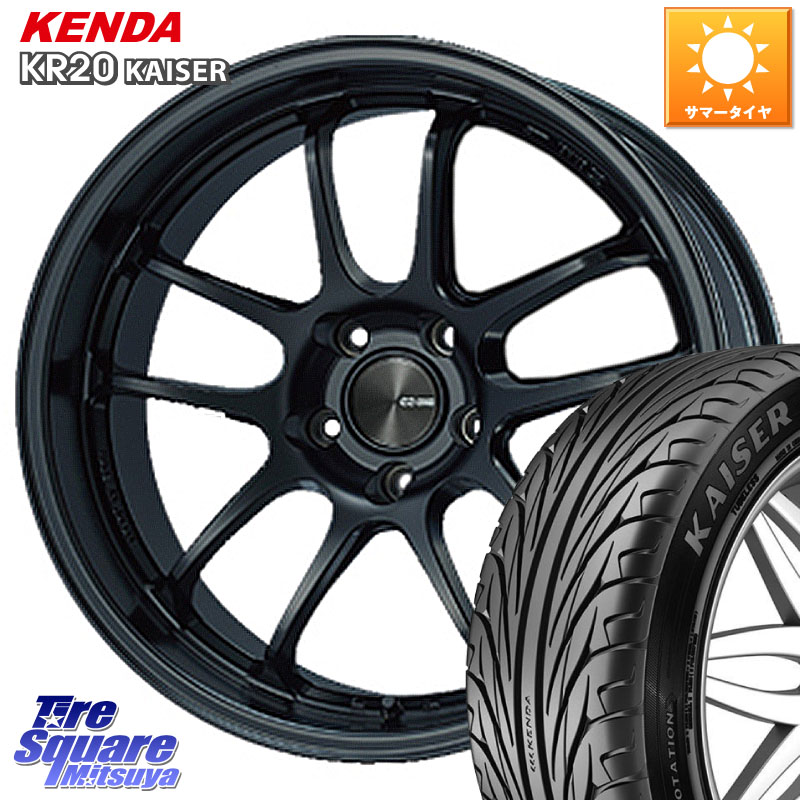 ENKEI エンケイ PerformanceLine PF01 EVO ホイール 18 X 9.0J(VAB 6POT) +45 5穴 114.3 KENDA ケンダ カイザー KR20 サマータイヤ 245/40R18