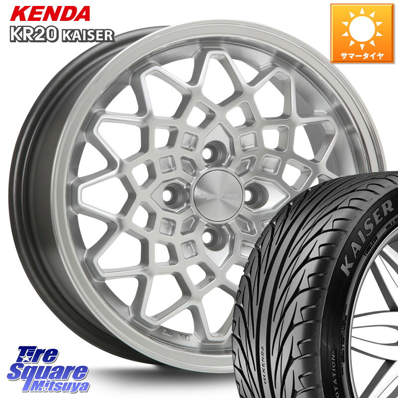 KENDA ケンダ カイザー KR20 サマータイヤ 195/50R15MLJ hyperion CALMA ハイペリオン カルマ 15X7.0J 35 4穴 100 ロードスター｜タイヤスクエアミツヤ 68,332円