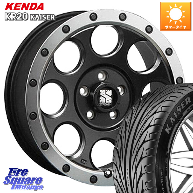 MLJ XJ03 エクストリームJ XTREME-J ホイール 18インチ 18 X 8.0J +40 5穴 114.3 KENDA ケンダ カイザー KR20 サマータイヤ 235/40R18