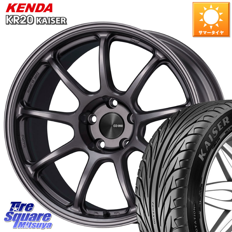 KENDA ケンダ カイザー KR20 サマータイヤ 245/45R18ENKEI PerformanceLine PF09 ホイール 18インチ 18X8.5J 45 5穴 114.3 フーガ FUGA 日産|タイヤスクエアミツヤ