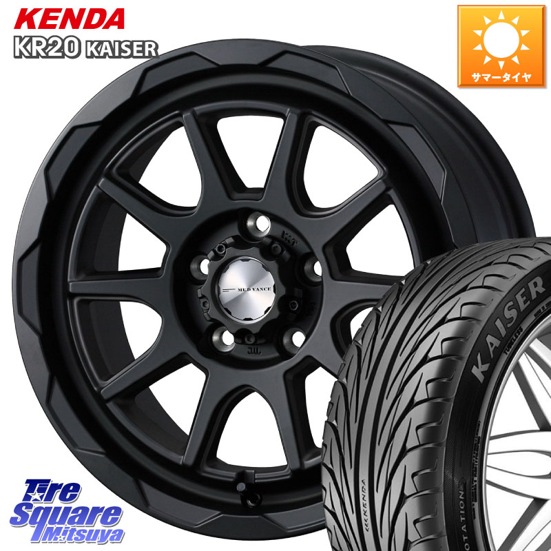 KENDA ケンダ カイザー KR20 サマータイヤ 205/55R16WEDS マッドヴァンス06 MUD VANCE 06 ホイール 16インチ 16X6.0J 40 5穴 100 50系プリウス CT レクサス｜タイヤスクエアミツヤ