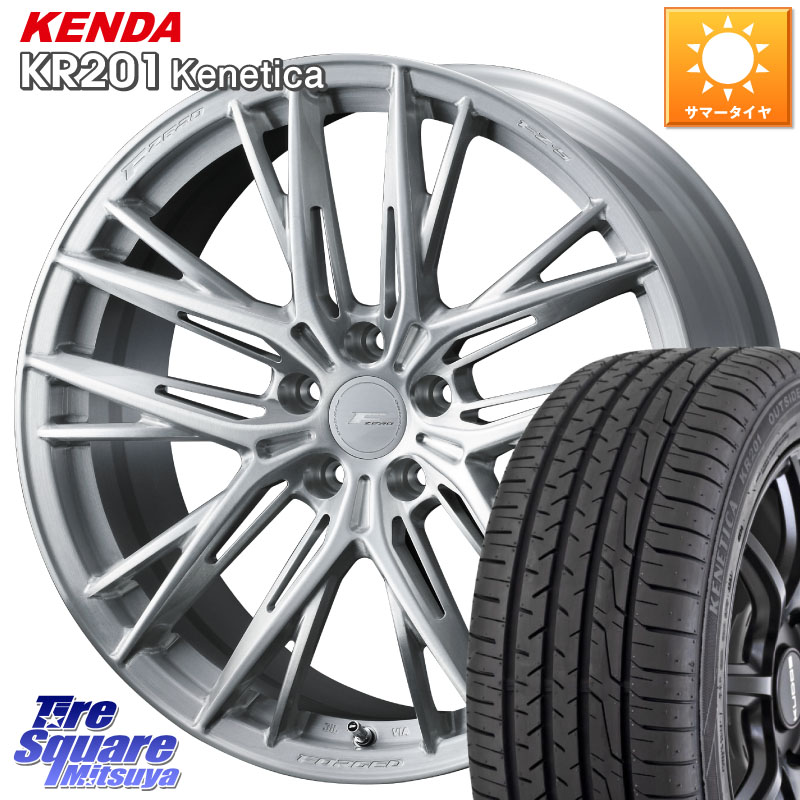 KENDA ケンダ KENETICA KR201 サマータイヤ 225/45R18WEDS F ZERO FZ-5 FZ5 鍛造 FORGED ホイール 18インチ エフゼロ 18X8.5J 35 5穴 114.3｜タイヤスクエアミツヤ