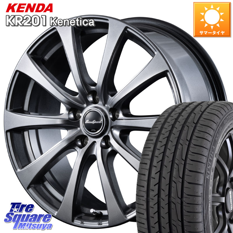 KENDA ケンダ KENETICA KR201 サマータイヤ 225/55R18MANARAY MID EuroSpeed G10 在庫● ホイール 18インチ 18X7.5J 37 5穴 114.3 デリカD:5 デリカD:5(26+) エクストレイル X-TRAIL 日産 エクリプスクロス RVR アウトランダー｜タイヤスクエアミツヤ