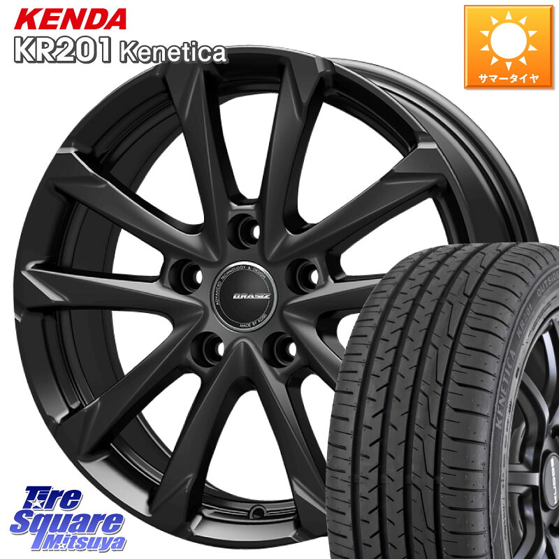 KENDA ケンダ KENETICA KR201 サマータイヤ 225/55R18KOSEI QGC810B QRASIZ GC36F クレイシズ ホイール 18インチ 18X7.5J 38 5穴 114.3 デリカD:5 デリカD:5(26+) エクストレイル X-TRAIL 日産 エクリプスクロス RVR アウトランダー｜タイヤスクエアミツヤ