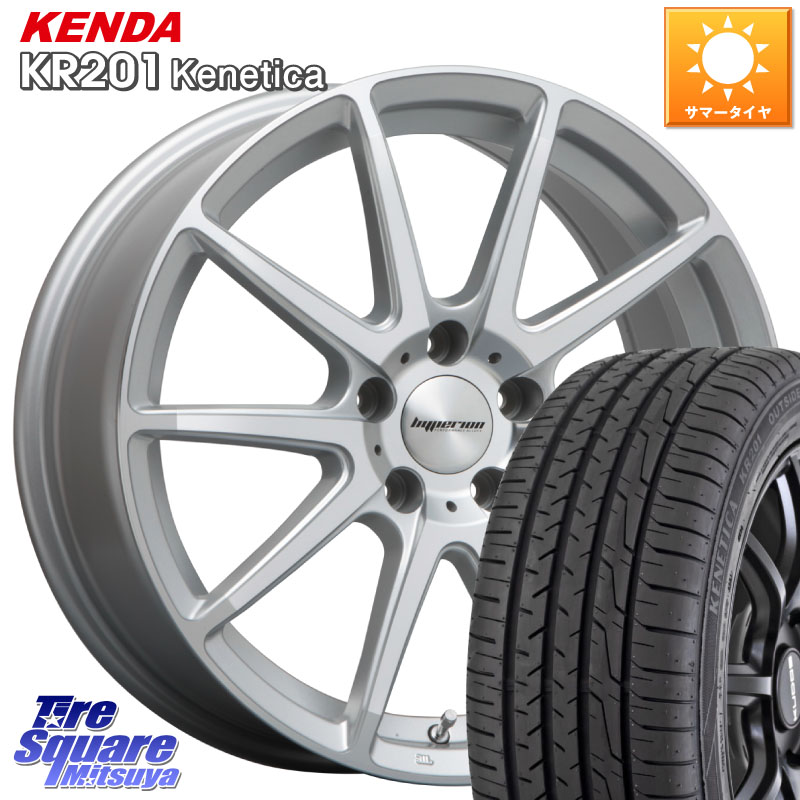 MLJ HYPERION CVX ハイペリオン ホイール 18インチ 18 X 8.0J +45 5穴 114.3 KENDA ケンダ KENETICA KR201 サマータイヤ 215/45R18 90系ノア ヴォクシー プリウスアルファ リーフ