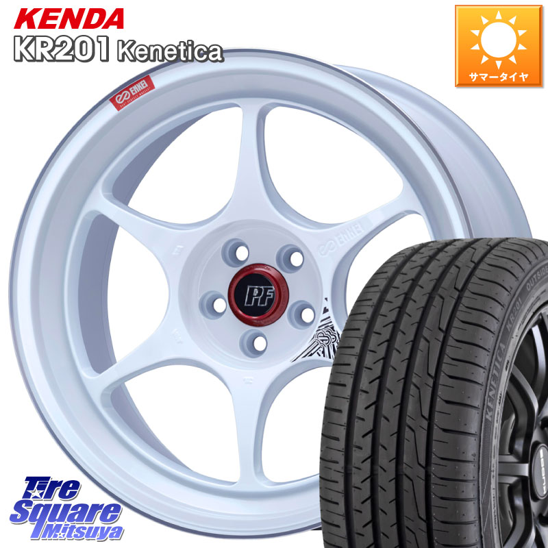 KENDA ケンダ KENETICA KR201 サマータイヤ 235/50R18ENKEI エンケイ PerformanceLine PF06 ホイール 18インチ 18X8.5J 35 5穴 114.3 30系アルファード/ヴェルファイア 20系アルファード ヴェルファイアハイブリッド ヴェルファイア アルファード｜タイヤスクエアミツヤ