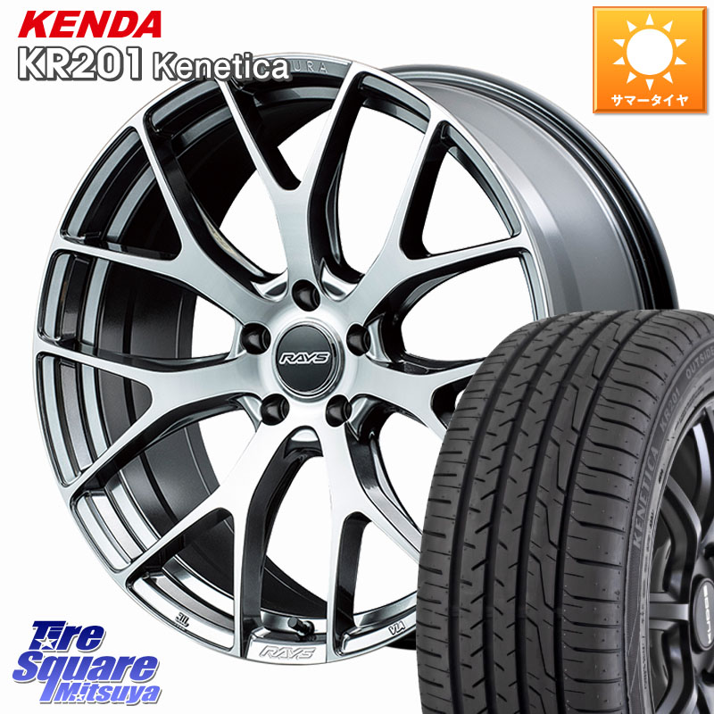 RAYS 【欠品次回9~10月】 HOMURA 2x7FT ホイール 18インチ 18 X 7.5J +43 5穴 114.3 KENDA ケンダ KENETICA KR201 サマータイヤ 235/50R18 30系アルファード 30系ヴェルファイア 20系アルファード