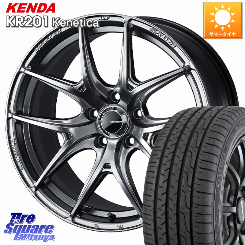WEDS WedsSport SA-01R ホイール 18インチ ウェッズ スポーツ 18 X 8.5J +35 5穴 114.3 KENDA ケンダ KENETICA KR201 サマータイヤ 235/50R18 30系アルファード 30系ヴェルファイア 20系アルファード