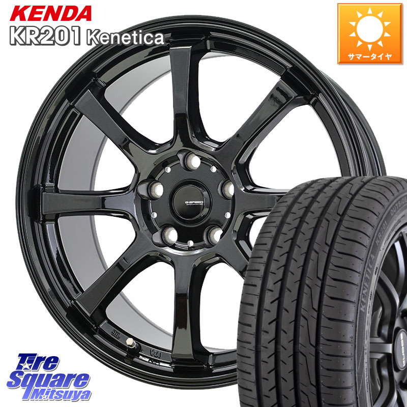 KENDA ケンダ KENETICA KR201 サマータイヤ 215/45R18HotStuff G-SPEED G-08 ホイール 18インチ ジースピード 18X7.0J 38 5穴 114.3 90系ノア/ヴォクシー ZE1リーフ プリウスアルファ SAI ノア NOAH インサイト|タイヤスクエアミツヤ