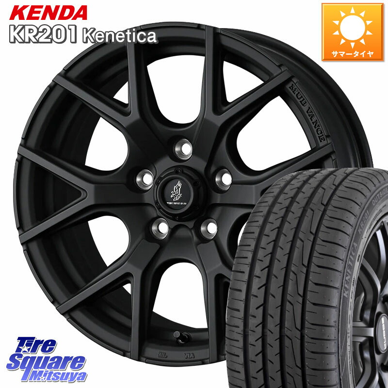 WEDS 【欠品次回05月中旬】 マッドヴァンス MUDVANCE SD ホイール 18インチ 18 X 7.5J +35 5穴 114.3 KENDA ケンダ KENETICA KR201 サマータイヤ 215/45R18