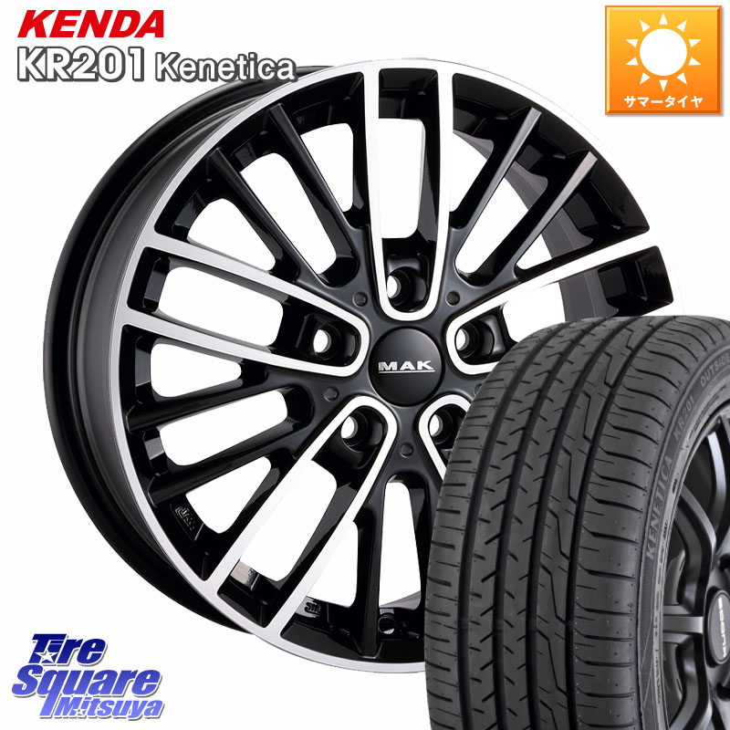阿部商会 MAK CHELSE ホイール 18インチ 18 X 7.5J(MINI U25) +50 5穴 112 KENDA ケンダ KENETICA KR201 サマータイヤ 225/55R18 MINI ミニ カントリーマン U25※ホイール注文時は「TRIM」種別を必ずお知らせください