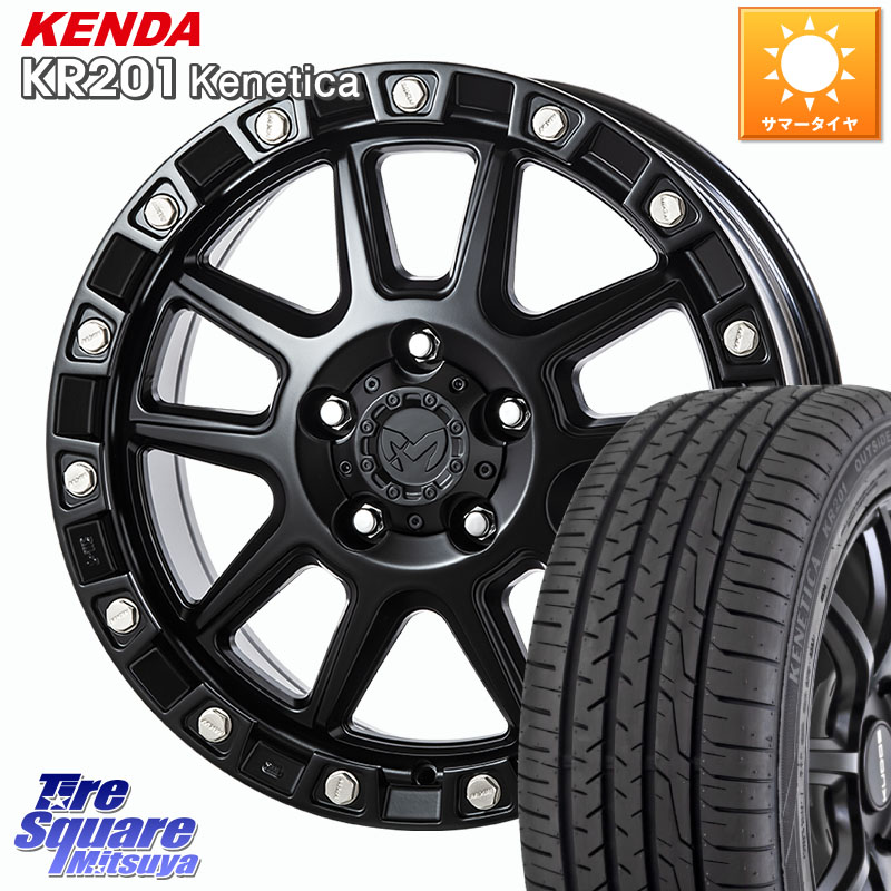 MKW M205 ブラックキャット ホイール 18インチ 18 X 8.0J +40 5穴 114.3 KENDA ケンダ KENETICA KR201 サマータイヤ 225/50R18 10系カローラクロス