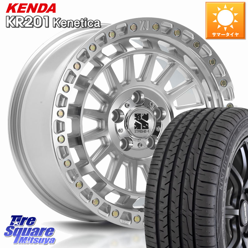 MLJ XJ08 XTREME-J ホイール 18インチ 18 X 8.0J +40 5穴 114.3 KENDA ケンダ KENETICA KR201 サマータイヤ 235/50R18 30系アルファード 30系ヴェルファイア 20系アルファード