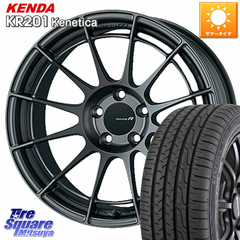 KENDA ケンダ KENETICA KR201 サマータイヤ 225/45R18ENKEI エンケイ Racing Revolution NT03RR GM ホイール 18X8.5J 35 5穴 114.3|タイヤスクエアミツヤ