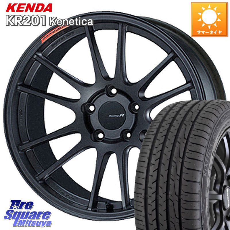 ENKEI エンケイ Racing Revolution GTC01RR ホイール 18 X 7.5J +45 5穴 114.3 KENDA ケンダ KENETICA KR201 サマータイヤ 215/45R18